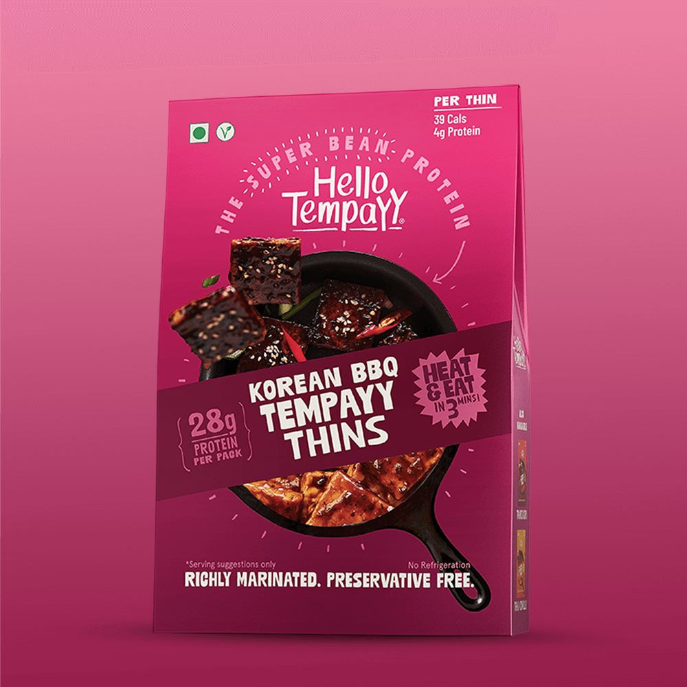 Korean BBQ Tempeh Thins