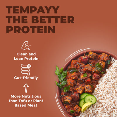 Roasted Chettinad Tempeh Cubes