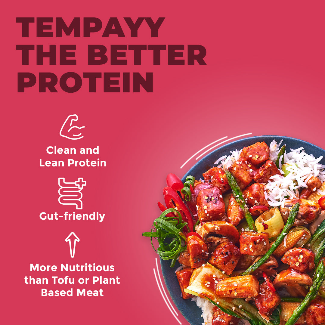 Simply Sriracha Tempeh Cubes